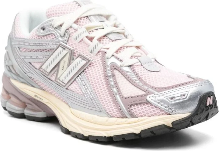 Pink Low Top Sneakers With Logo Patch On Side And Tongue And Perforated Panels In Tech Fabric Unisex - Image 3