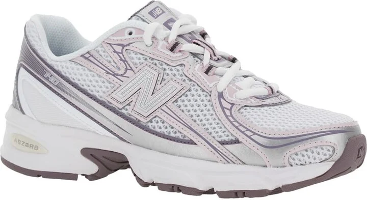 Pink Low Top Sneakers With Logo Patch On Side And Tongue And Perforated Panels In Tech Fabric Unisex - Image 2