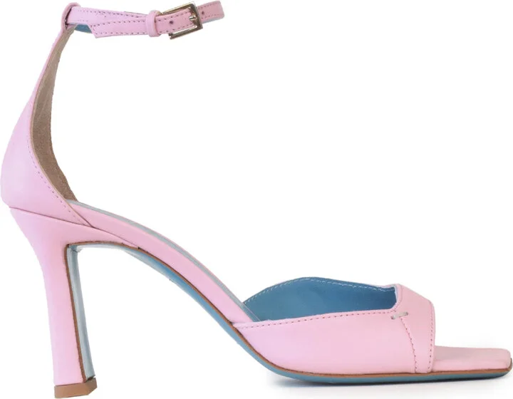Pink Lyvia Ankle Strap In N Confetto Parmasoft