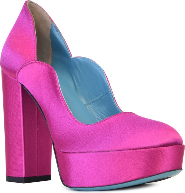 Pink Minimal Pltfrm Pump Fuxia Raso - Image 2