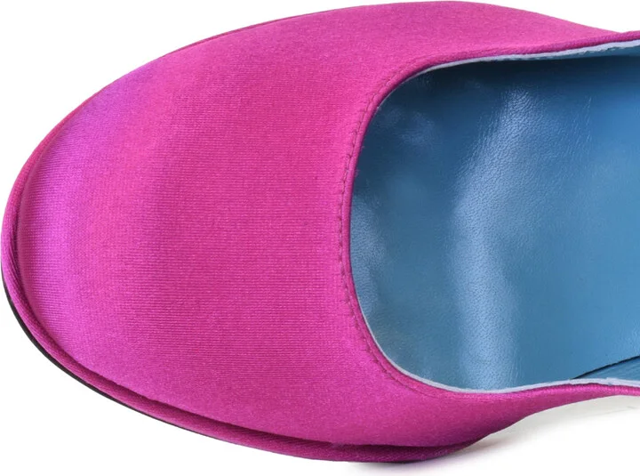 Pink Minimal Pltfrm Pump Fuxia Raso - Image 3