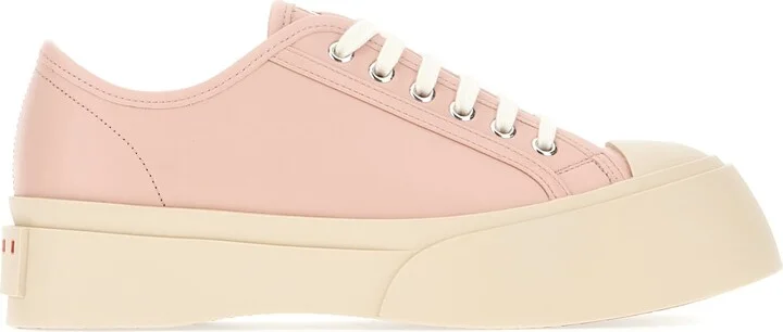 Pink Nappa Leather Pablo Sneakers