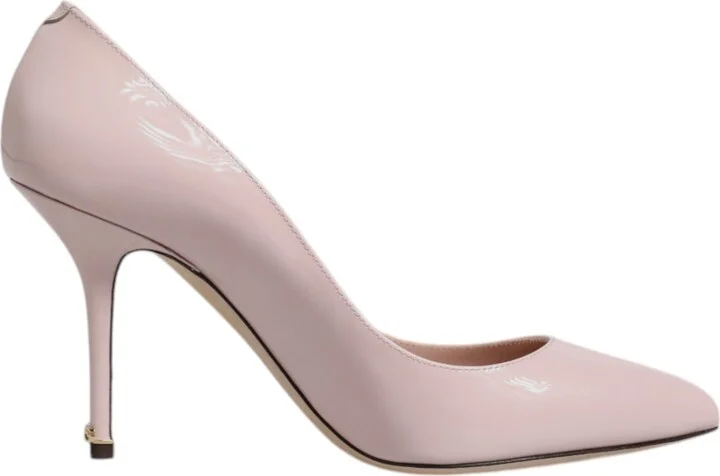 Pink Patent Leather Stiletto Heel Pumps Women's Shoes
