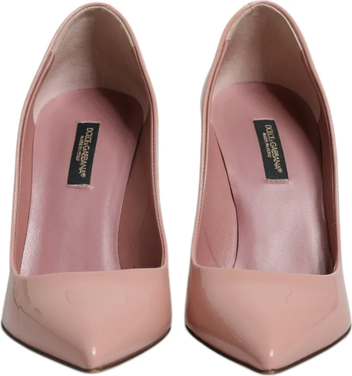 Pink Patent Leather Stiletto Heel Pumps Women's Shoes (Pre-Owned) - Image 2