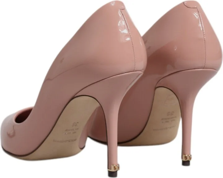 Pink Patent Leather Stiletto Heel Pumps Women's Shoes (Pre-Owned) - Image 5