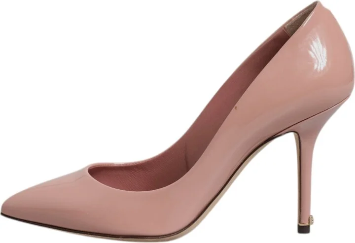 Pink Patent Leather Stiletto Heel Pumps Women's Shoes (Pre-Owned) - Image 6