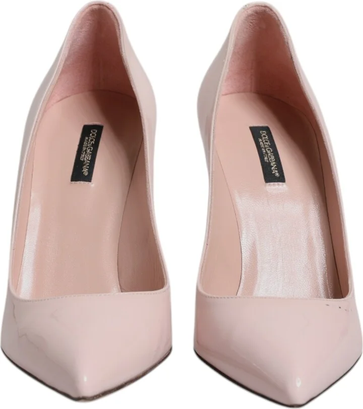 Pink Patent Leather Stiletto Heel Pumps Women's Shoes (Pre-Owned) - Image 2