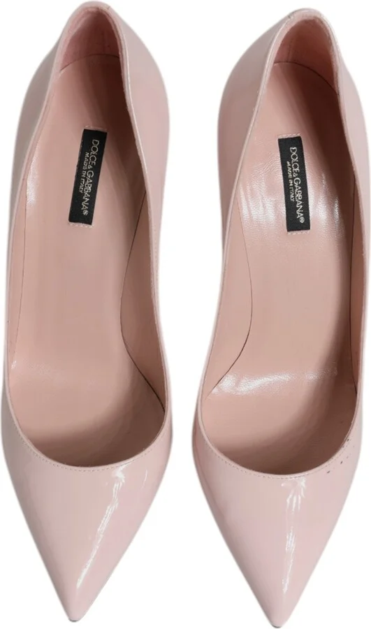 Pink Patent Leather Stiletto Heel Pumps Women's Shoes (Pre-Owned) - Image 3