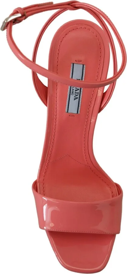 Pink Patent Women'ss Ankle Strap Heels Women's Sandal - Image 5