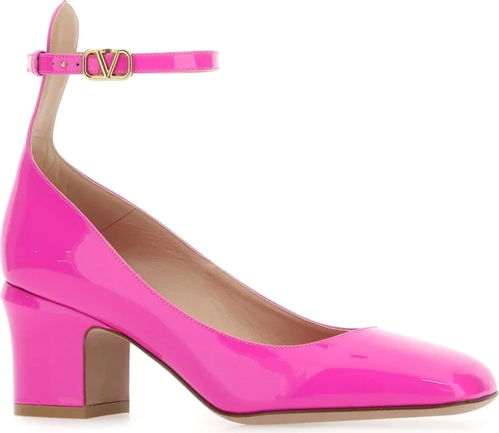 Pink Pp Leather Tan-go Pumps - Image 2