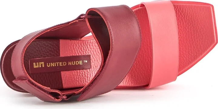 Pink / Red Delta Wedge Sandal - Radiant - Image 5