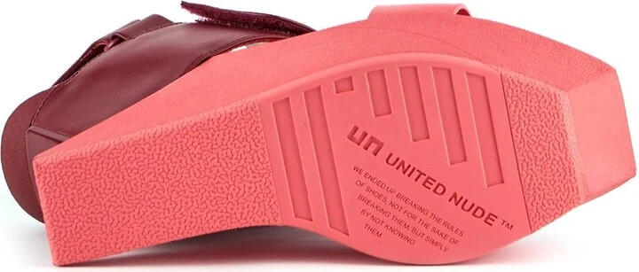 Pink / Red Delta Wedge Sandal - Radiant - Image 6