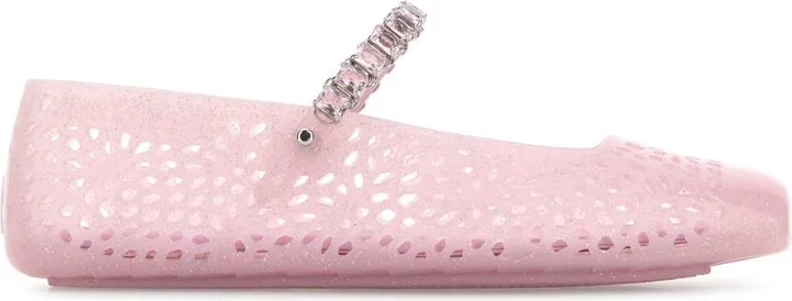 Pink Rubber The Jelly Ballerinas