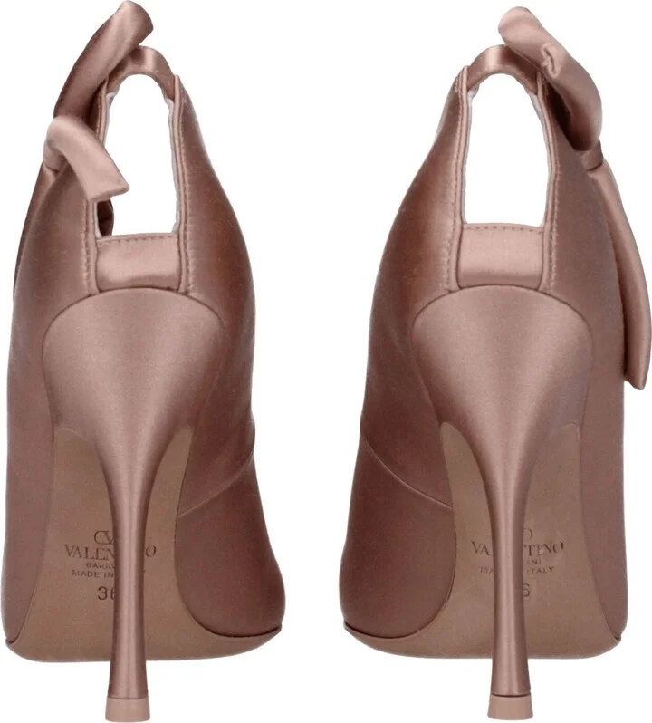 Pink Satin High Heel Women's Pumps - Image 5