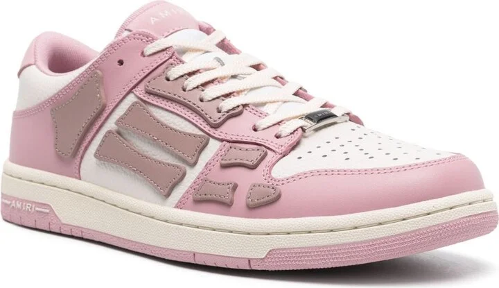 Pink Skel Top Panelled Sneakers - Image 2