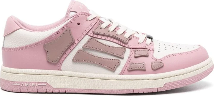 Pink Skel Top Panelled Sneakers