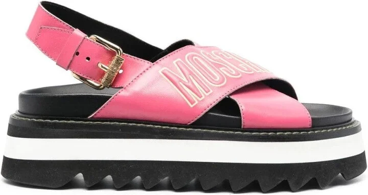 Pink Slingback Sandals