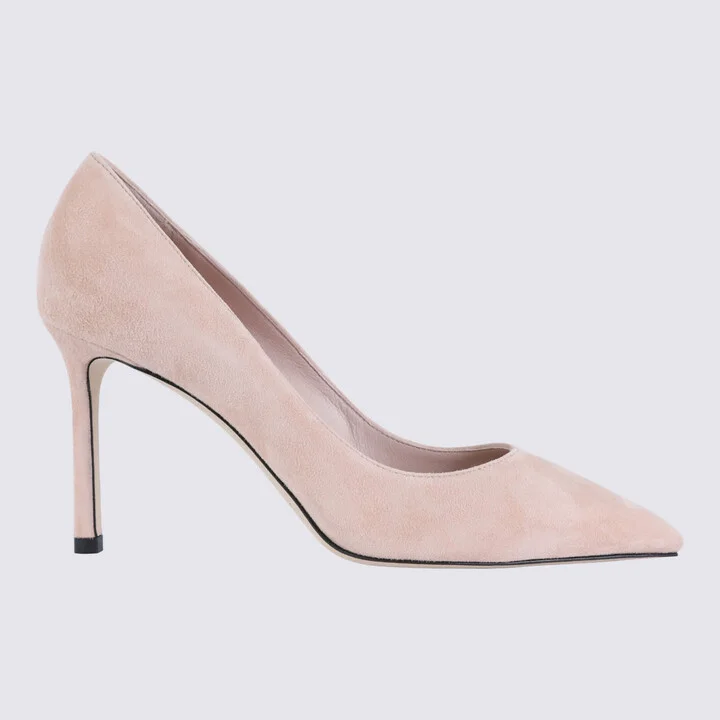Pink Suede Pumps