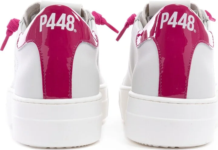 Pink Thea Fuchsia/ White Sneaker - Image 4