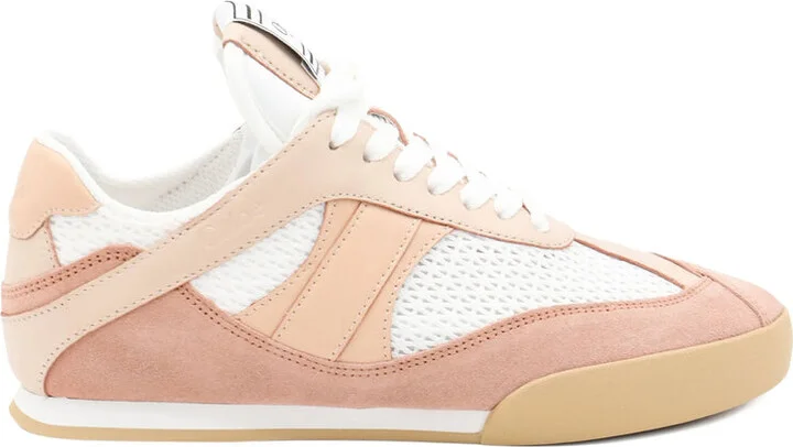 Pink White Sneakers
