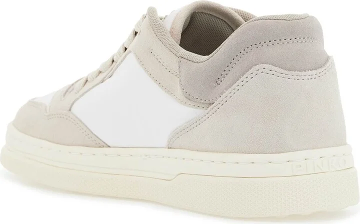 PINKO casual and elegant beige leather sneakers mandy 10 - Image 2