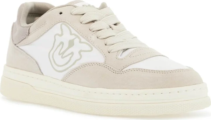 PINKO casual and elegant beige leather sneakers mandy 10 - Image 4