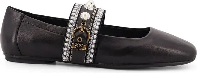 Pinko Embellished Flat Shoes