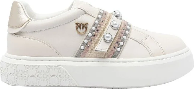 Pinko Embellished Low-Top Sneakers