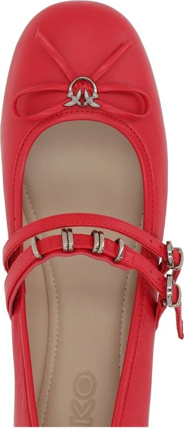Pinko Gioia Leather Ballet Flats - Image 4