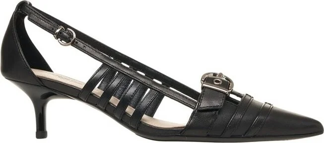 Pinko Gloria Mirror-Finish Slingback Pumps