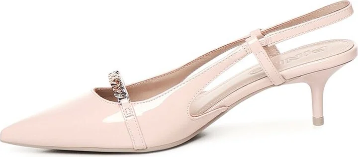 Pinko Gloria Patent Leather Slingback Pumps - Image 5