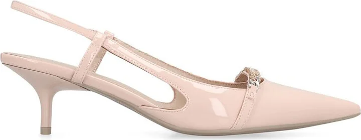 Pinko Gloria Patent Leather Slingback Pumps