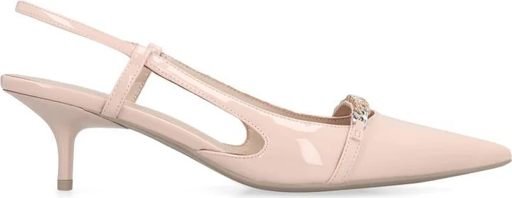 Pinko Gloria Patent Leather Slingback Pumps