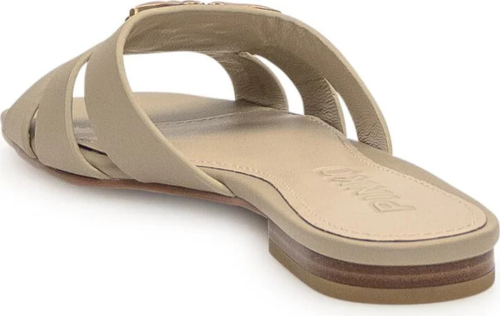 Pinko Leather Slipper Sandal - Image 3