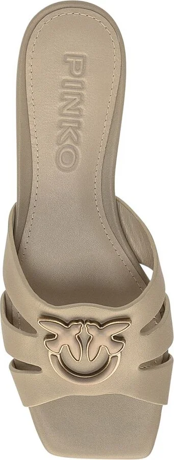 Pinko Leather Slipper Sandal - Image 4