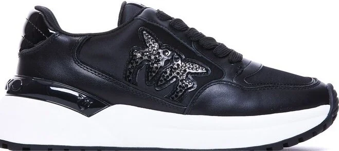 Pinko Logo Embellished Gem Sneakers