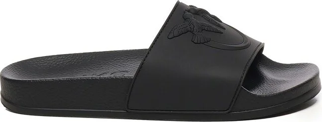 Pinko Logo Embossed Slippers