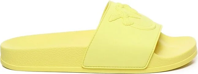 Pinko Logo Embossed Slippers