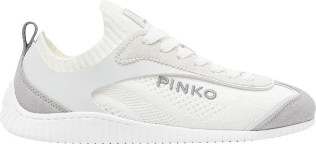 Pinko Logo Embroidered Lace-Up Sneakers