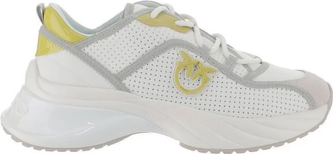 Pinko Logo Patch Lace-Up Sneakers