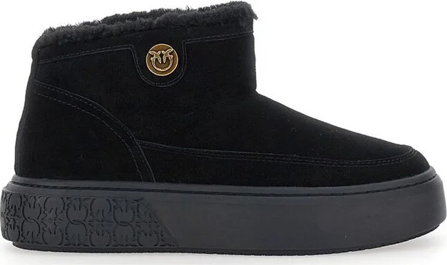 Pinko Round-Toe Slip-On Boots
