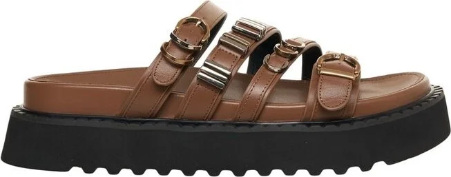 Pinko Wedge And Straps Slippers