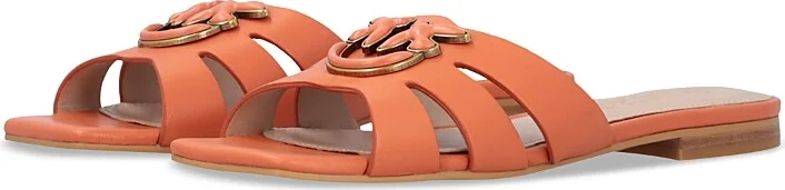 Pinko Women's Marli 09 Leather Slide Sandals