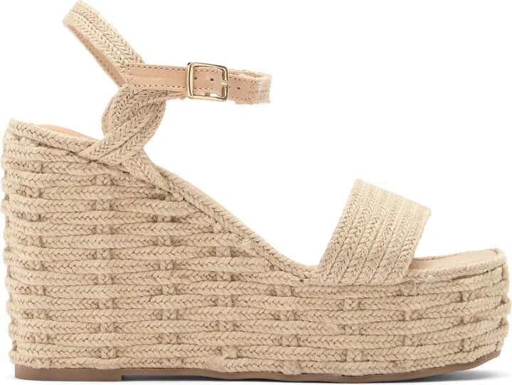 Pinky Espadrille Platform Wedge Sandal - Image 3