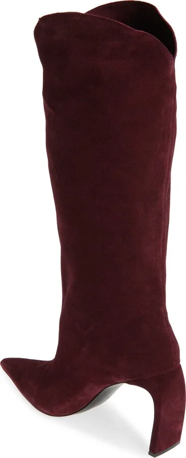 Pinpoint Pointed Toe Knee High Boot - Image 8
