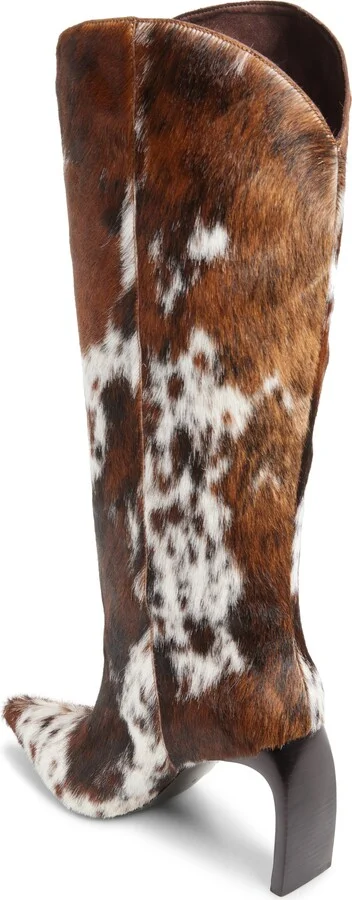 Pinpoint Pointed Toe Knee High Western Boot - Image 2