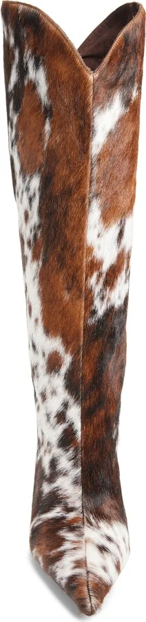 Pinpoint Pointed Toe Knee High Western Boot - Image 4