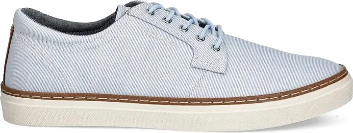 Pinstripe Lace-Up Sneakers