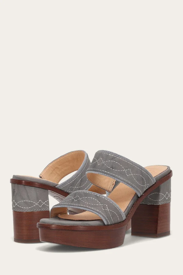 Pipa Woodstock 2 Band Platform Sandal - Image 5