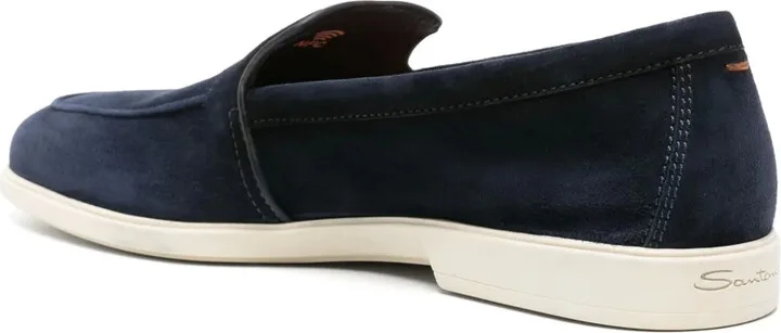 Pipe-Trim Suede Loafers - Image 3